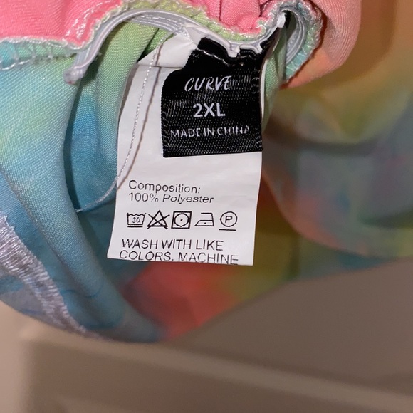 TIE- DYE OFF THE SHOULDER TOP - Picture 9 of 9